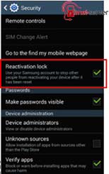 Активация Samsung Reactivation Lock этап 3