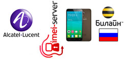 Разлочка Alcatel 6050Y Beeline Russia