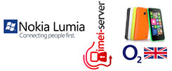 Разлочка Nokia Lumia O2 UK