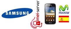 Разлочка Samsung GT-I8160P Movistar Spain