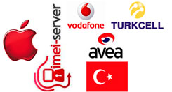 Разлочка iPhone Turkcell, Vodafone, Avea Turkey
