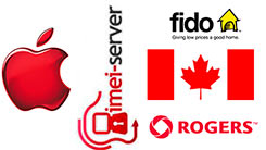 Разлочка iPhone Fido / Rogers Canada