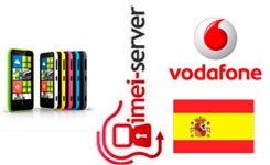 Разлочка Nokia Lumia Vodafone Spain
