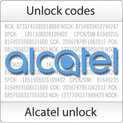 Alcatel коды разблокировки