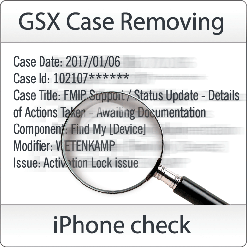 Apple GSX кейсы [удаление истории кейсов с сервера GSX]