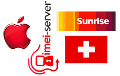 Разлочка iPhone Sunrise Switzerland