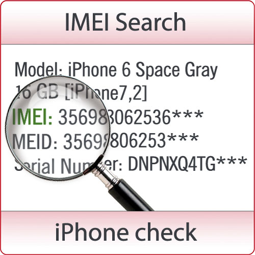 Поиск IMEI iPhone по SN устройства