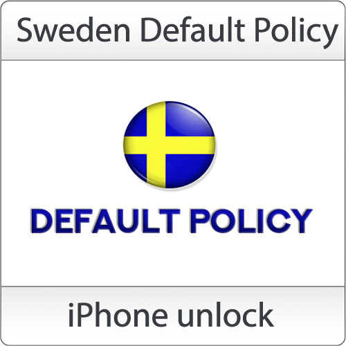 Sweden Default Policy iPhone
